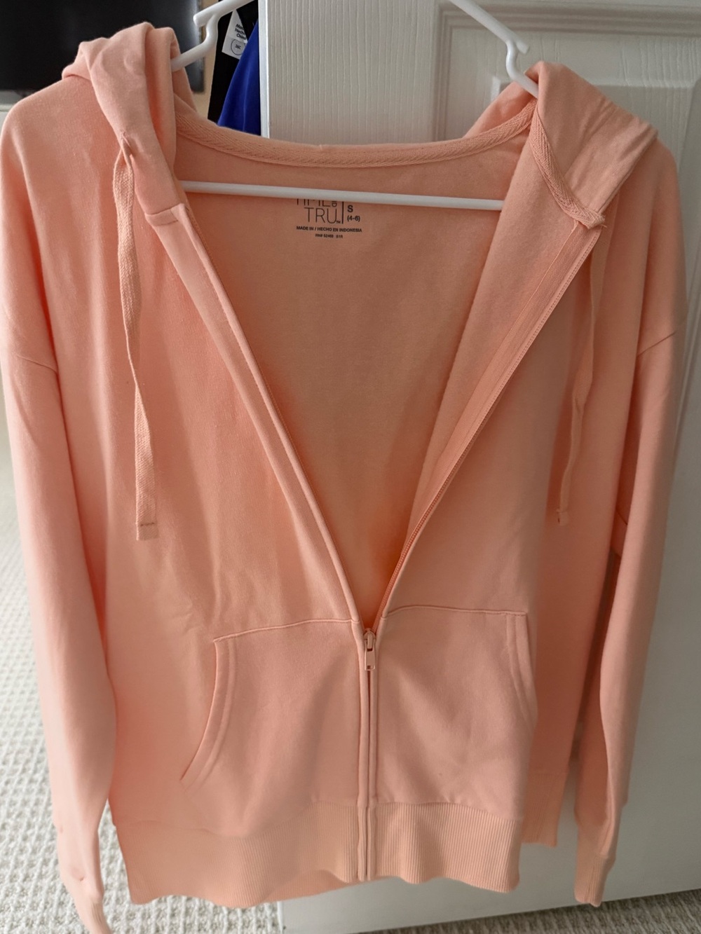 Target Peach Full-Zip Hoodie - Women's Lightweight Pullover